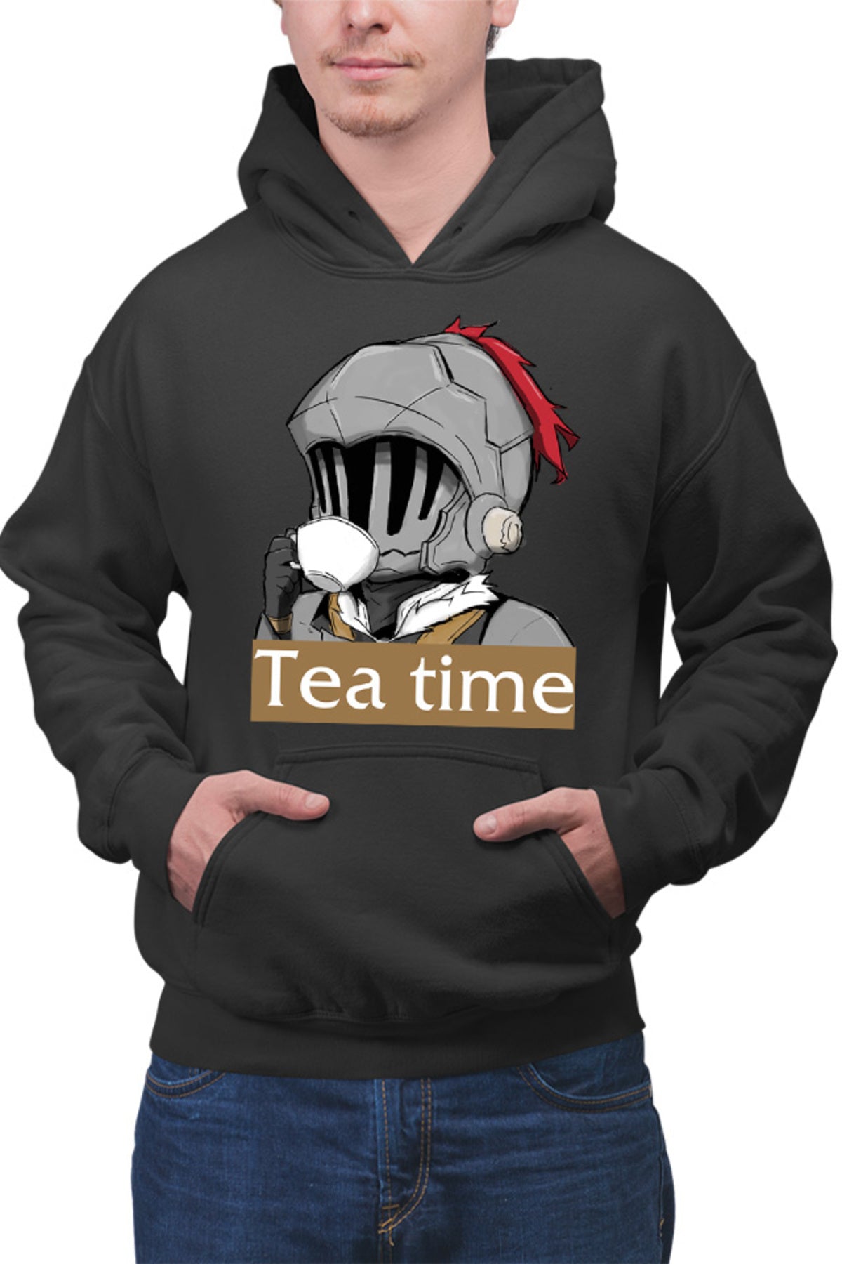 Hanorac barbati Goblin Slayer Tea Time Break Anime Rapid Armor Bebe