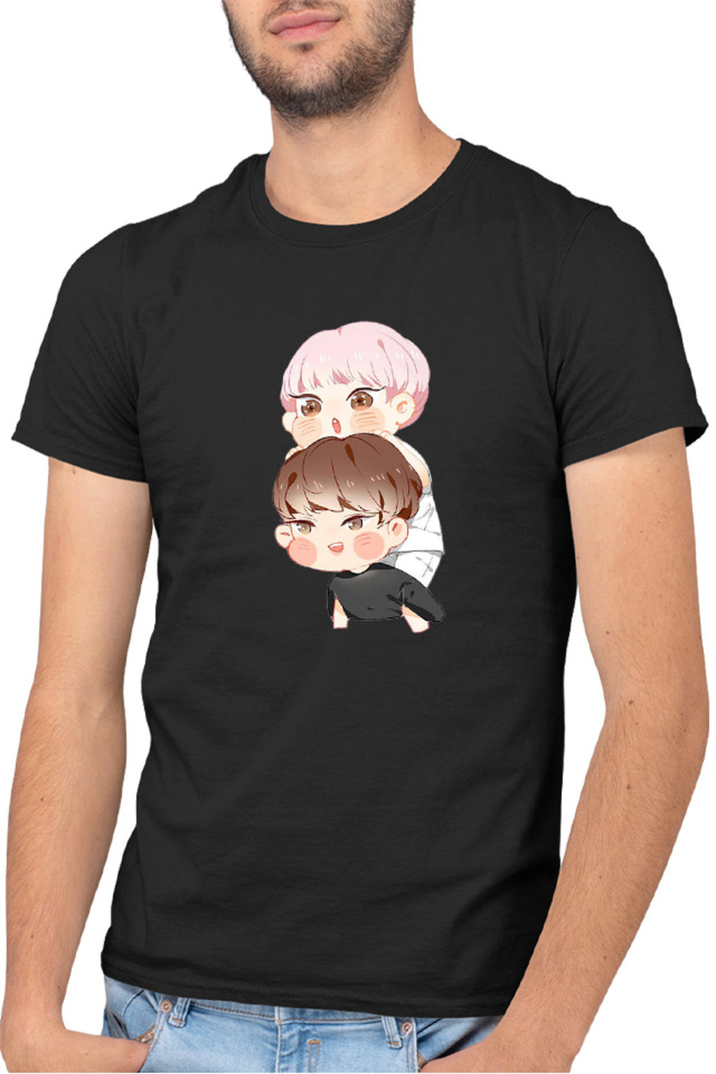 Tricou barbati Seventeen K-pop Chibi Army The8 DK Kim Mingyu