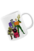 Cana Aquaman Squid Games Shrek Joker Comics Batman Marvel, alba, 330 ml