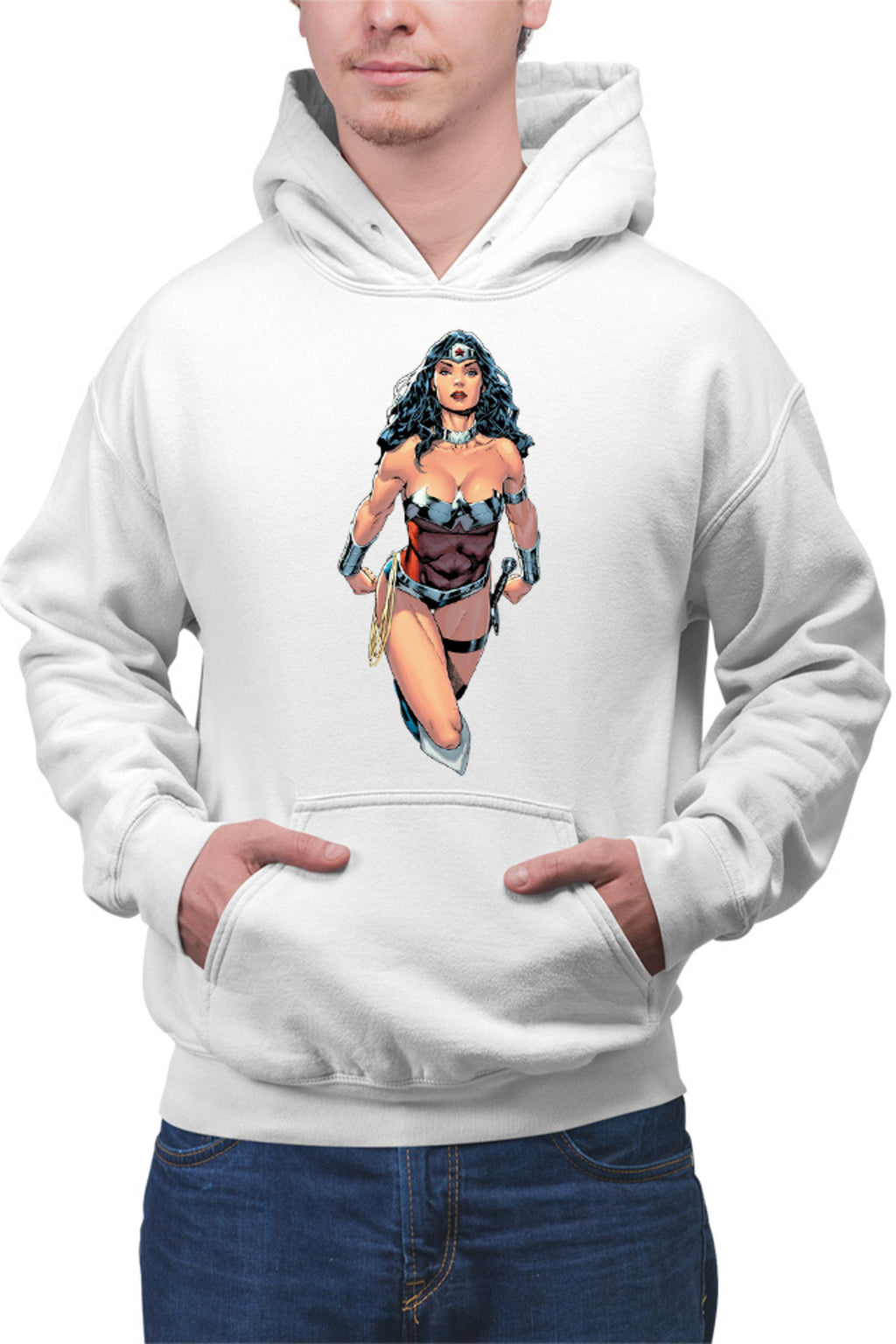 Hanorac barbati Wonder Woman Diana Princess Ares God of Fight Superheroine