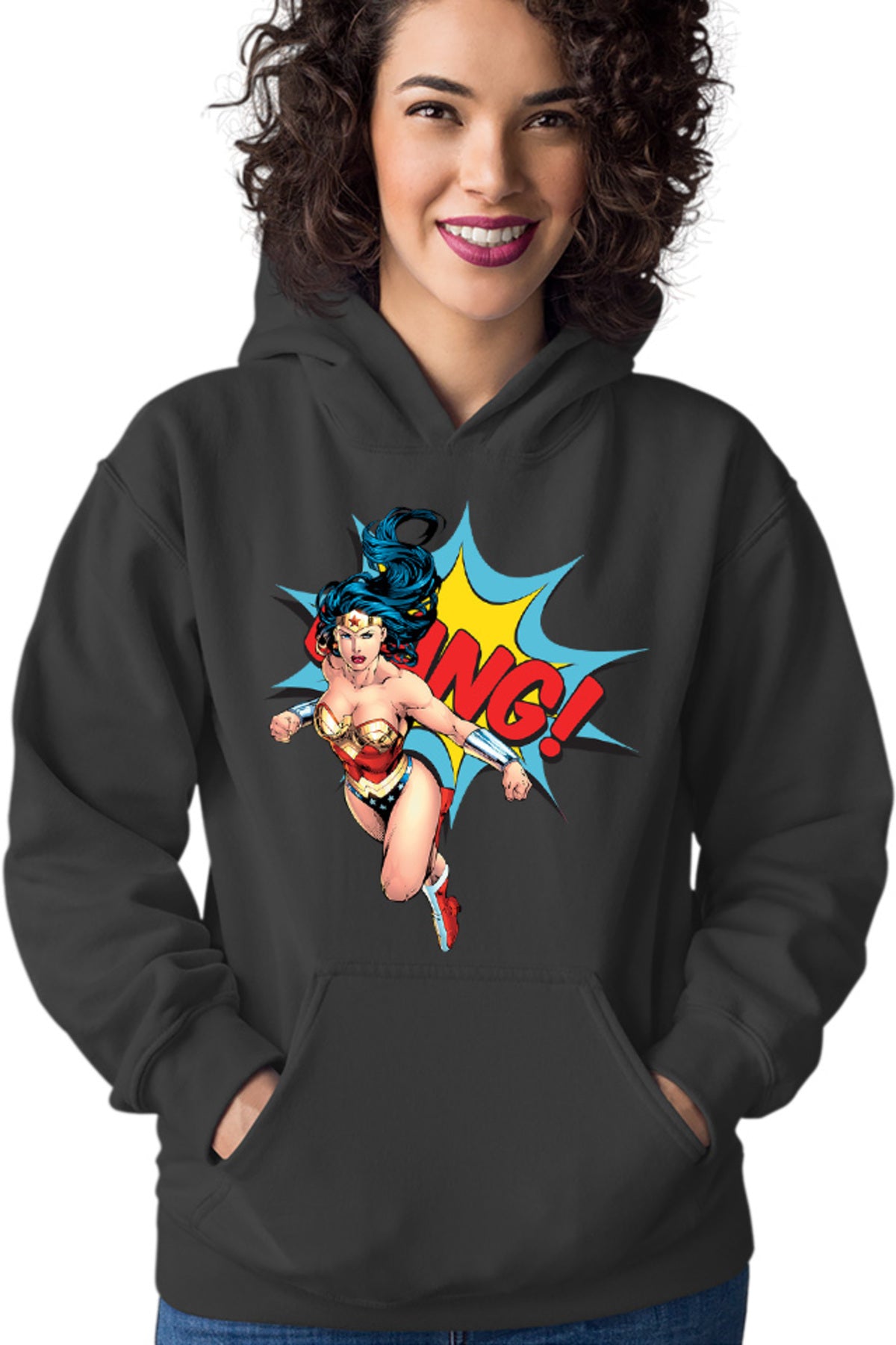 Hanorac dama Wonder Woman Bang Super Girl Powers Stunning Marvel Action