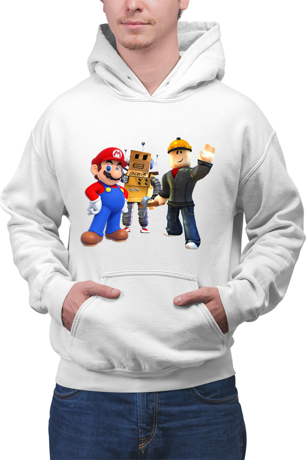 Hanorac barbati Roblox Mario Video Game Robox Play