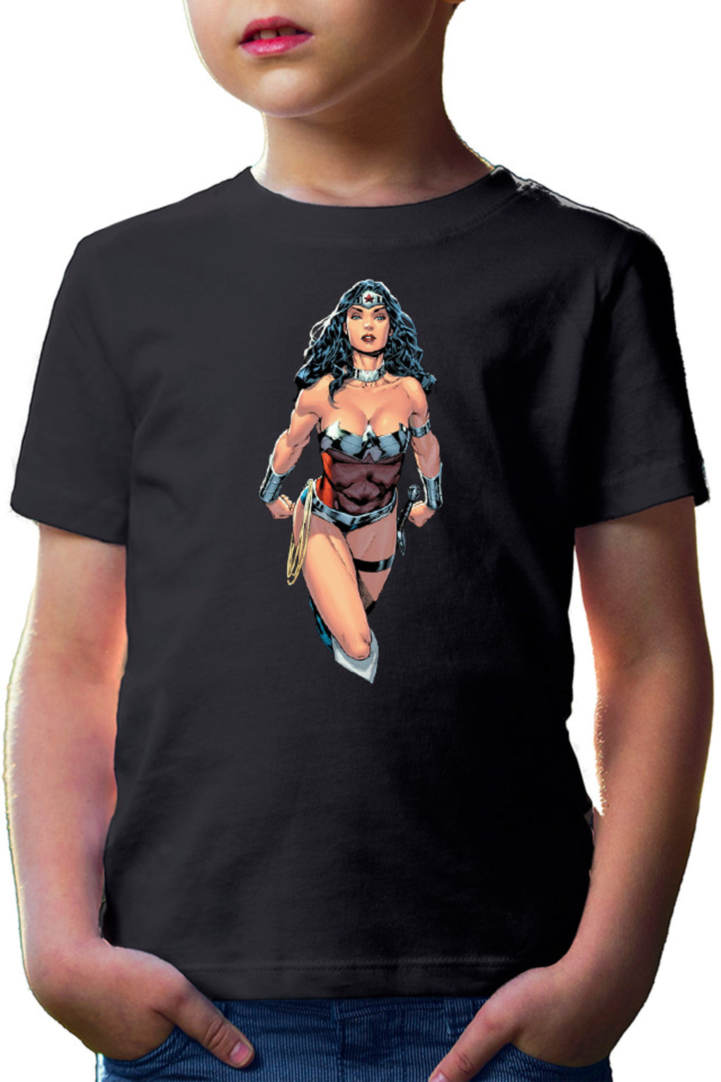 Tricou copii Wonder Woman Diana Princess Ares God of Fight Superheroine