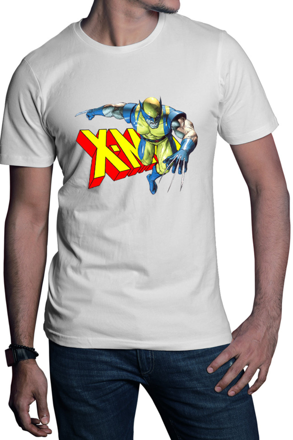 Tricou barbati Wolverine X-Men Logo Superpower Hero