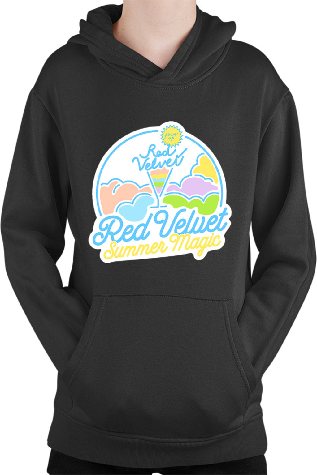Hanorac copii Red Velvet K-Pop Logo Summer Magic Vibe Colorful