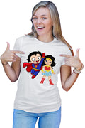 Tricou dama Superman Wonder Woman Cartoon Hero Comics
