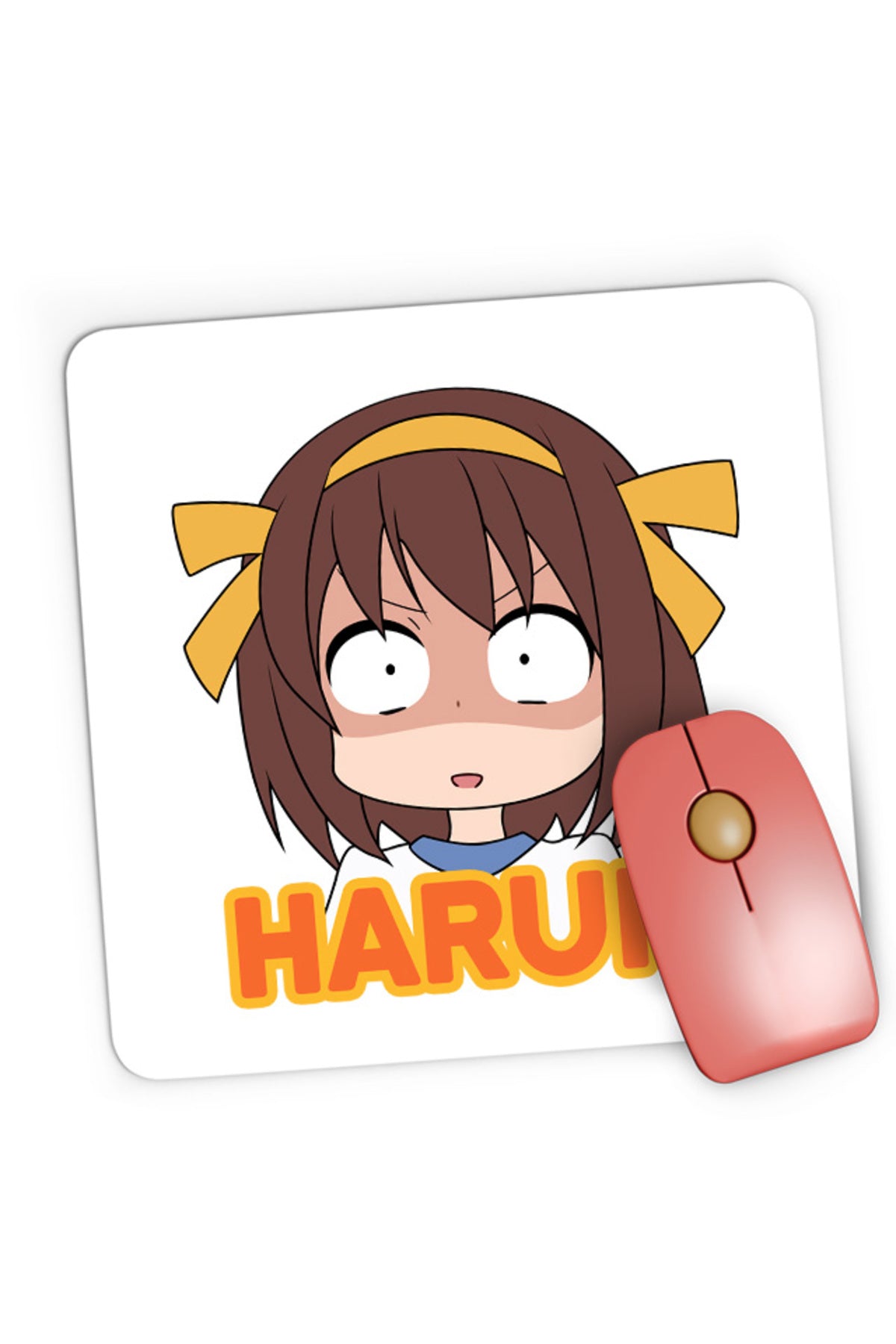 Mousepad Gaming Haruhi Suzumiya Sports Uniform Comedy Anime Weeb, 21x19 cm