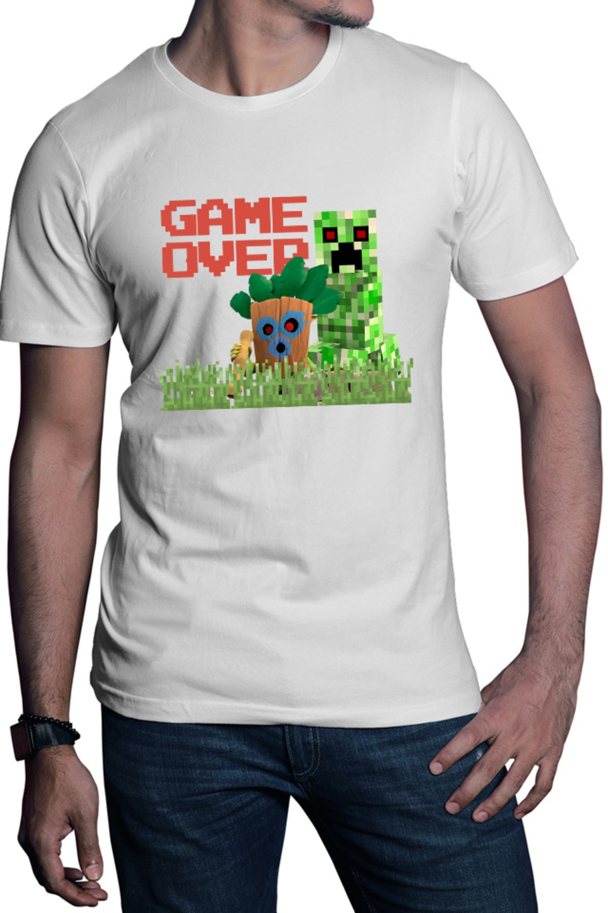 Tricou barbati Clash Royale Strategy Game Multiplayer Minecraft Open World