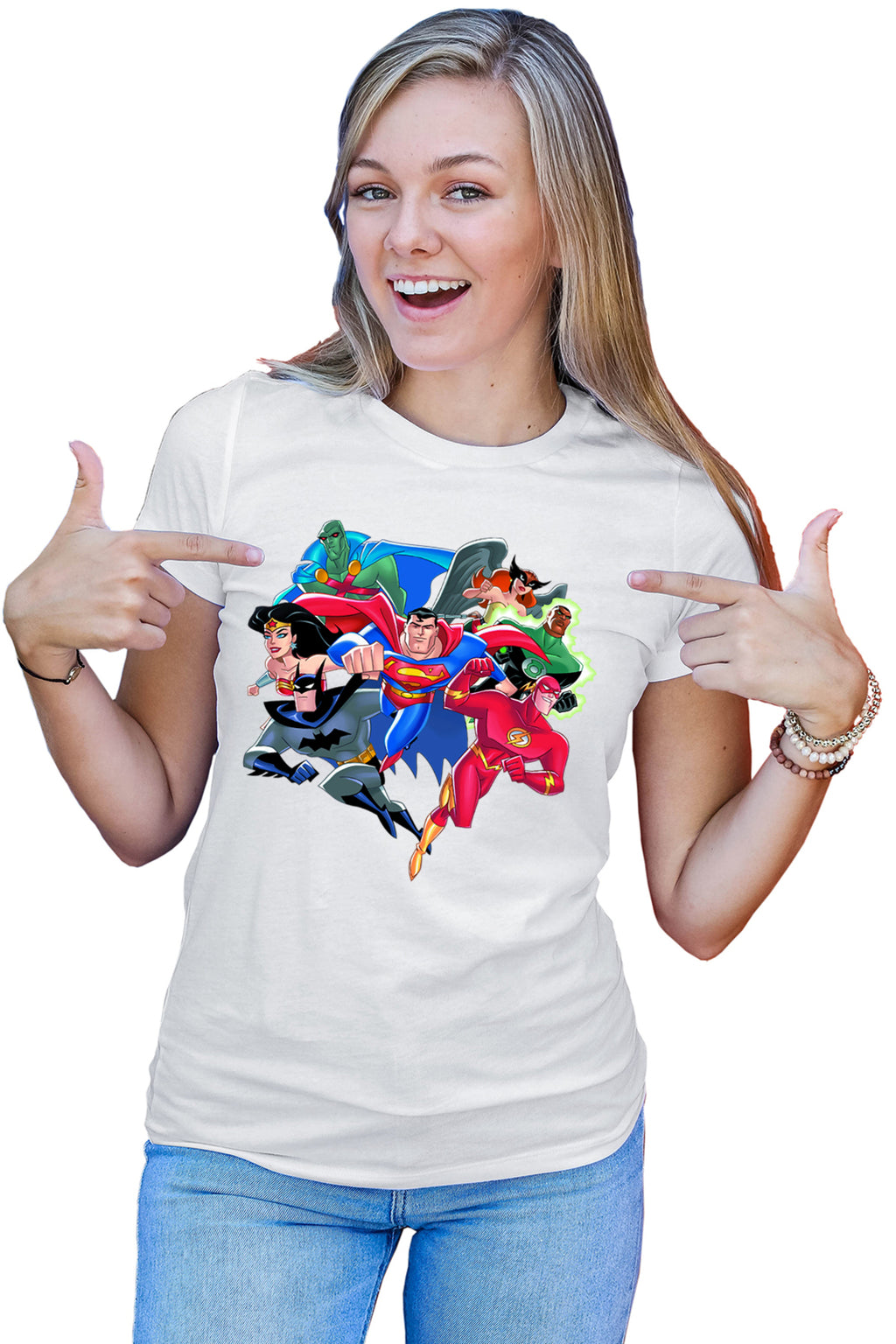 Tricou dama The Flash Batman Justice League Superhero