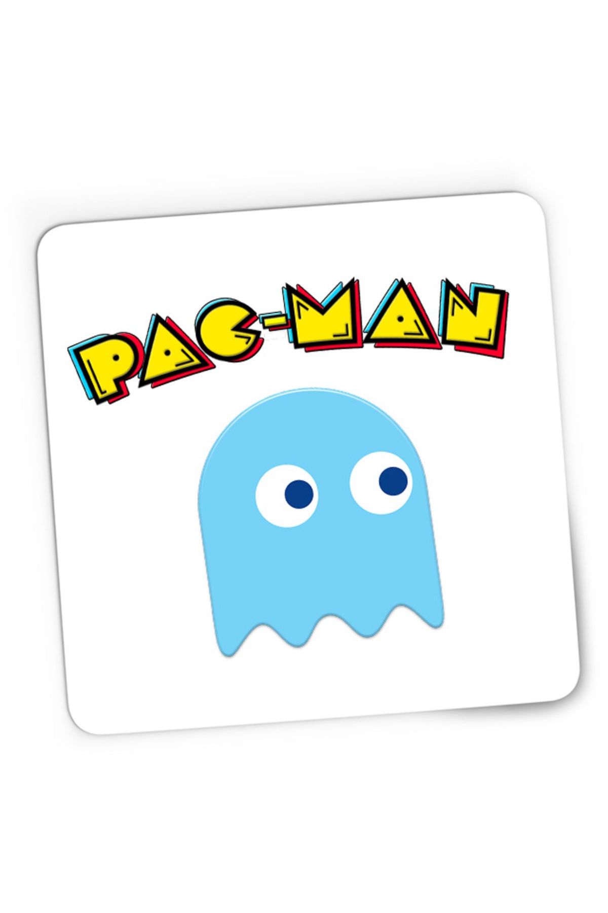 Mousepad Gaming Pac Man Blue Ghost Monster Logo, 21x19 cm
