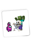 Mousepad Gaming Clash Royale Minecraft Scared Skeleton Event Among Us Crew, 21x19 cm