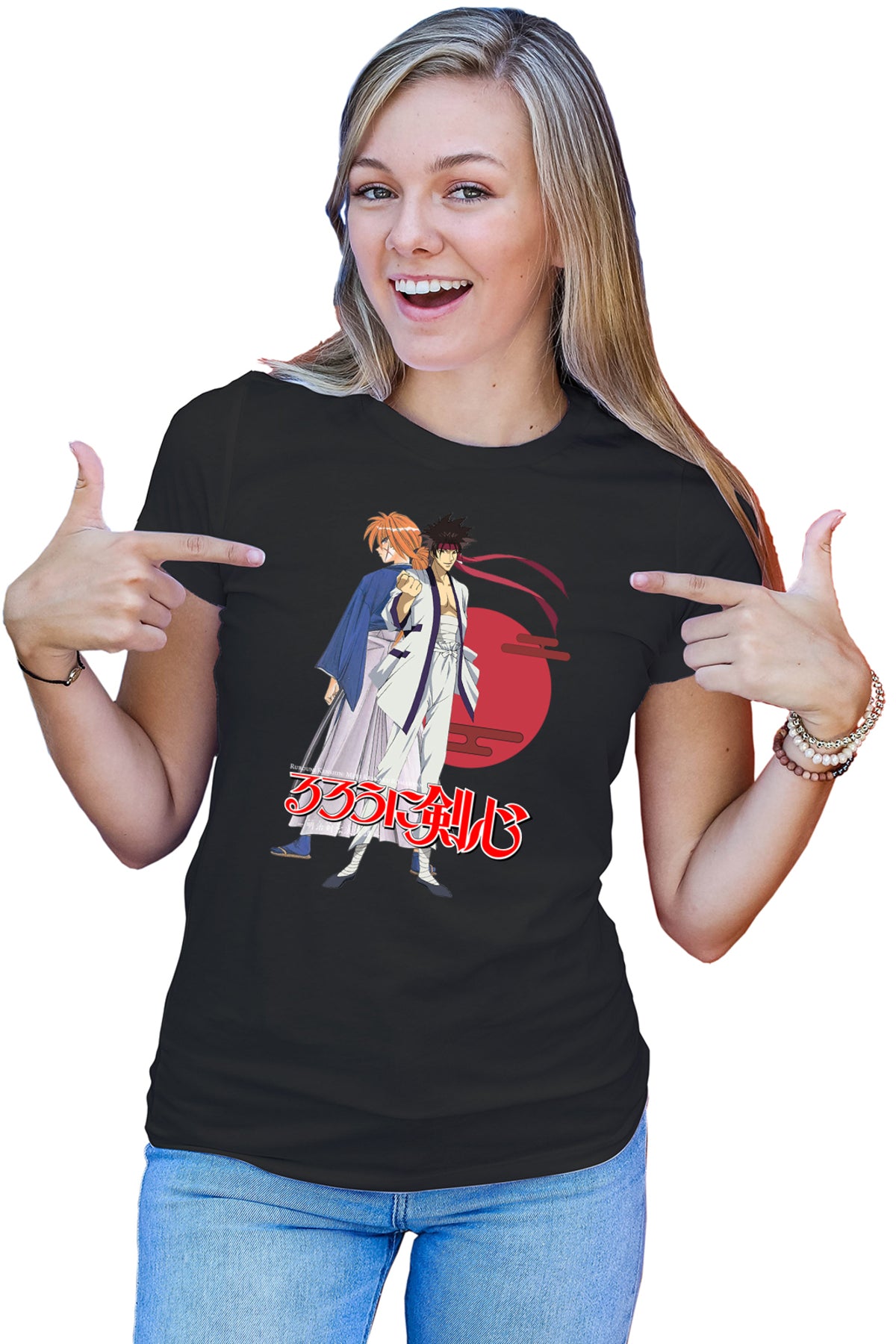 Tricou dama Rurouni Kenshin Sanosuke Kage Rivals