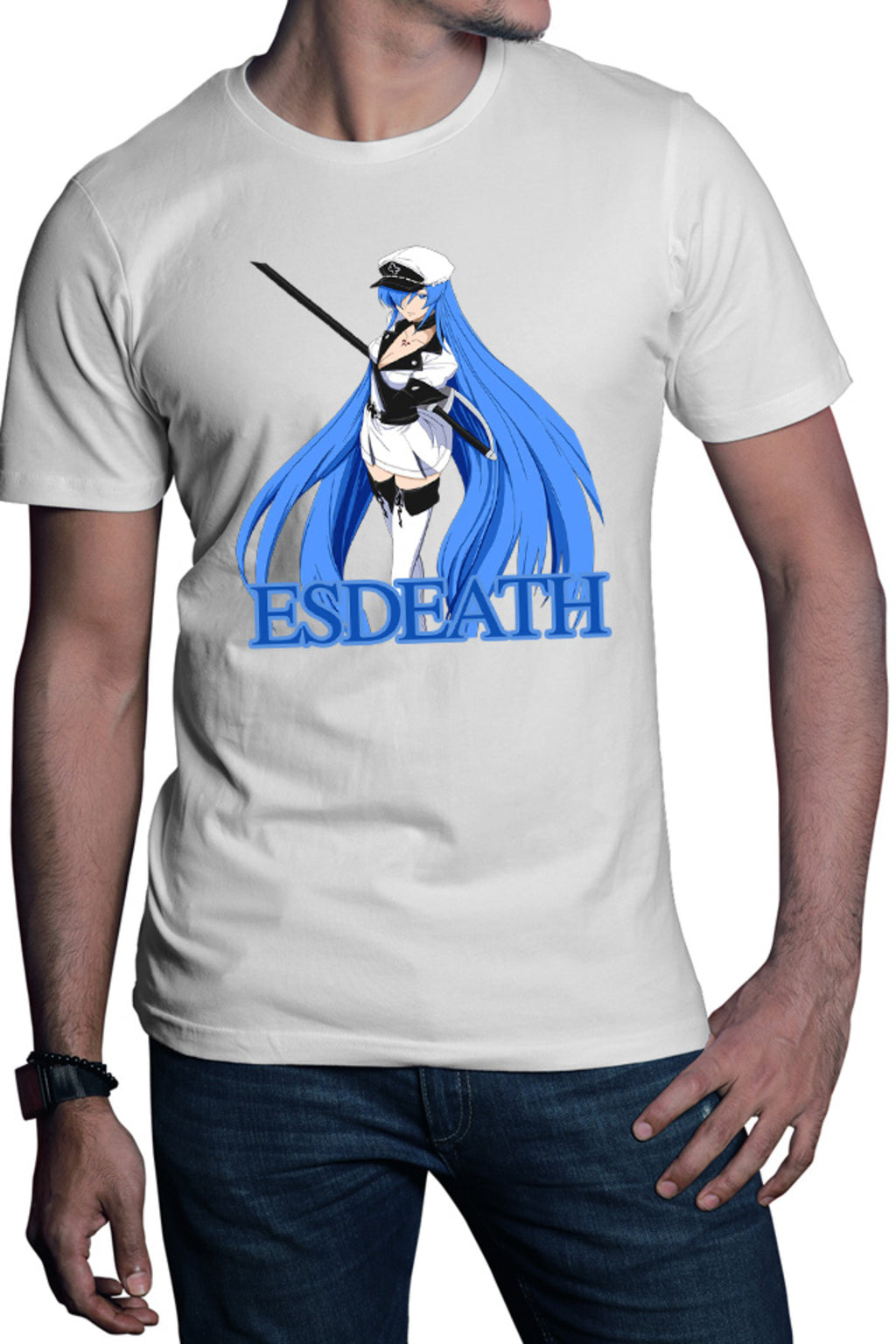 Tricou barbati Akame ga Kill Esdeath Spadasin Otaku Bishoujo Gore