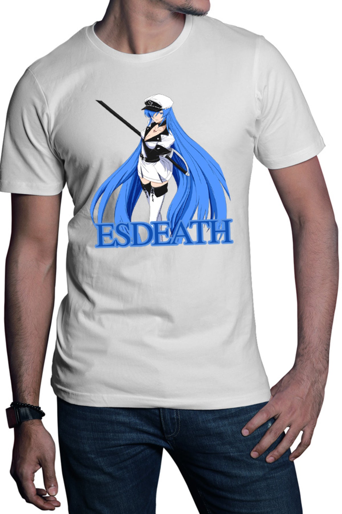 Tricou barbati Akame ga Kill Esdeath Spadasin Otaku Bishoujo Gore