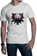 Tricou barbati The Witcher Hunter Video Card Game Wolf Shadow