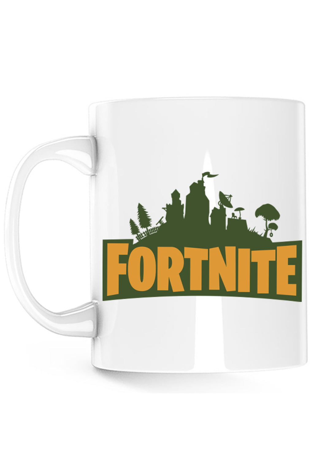 Cana Fortnite Logo Battle Royale Weapons Characters Loot, alba, 330 ml