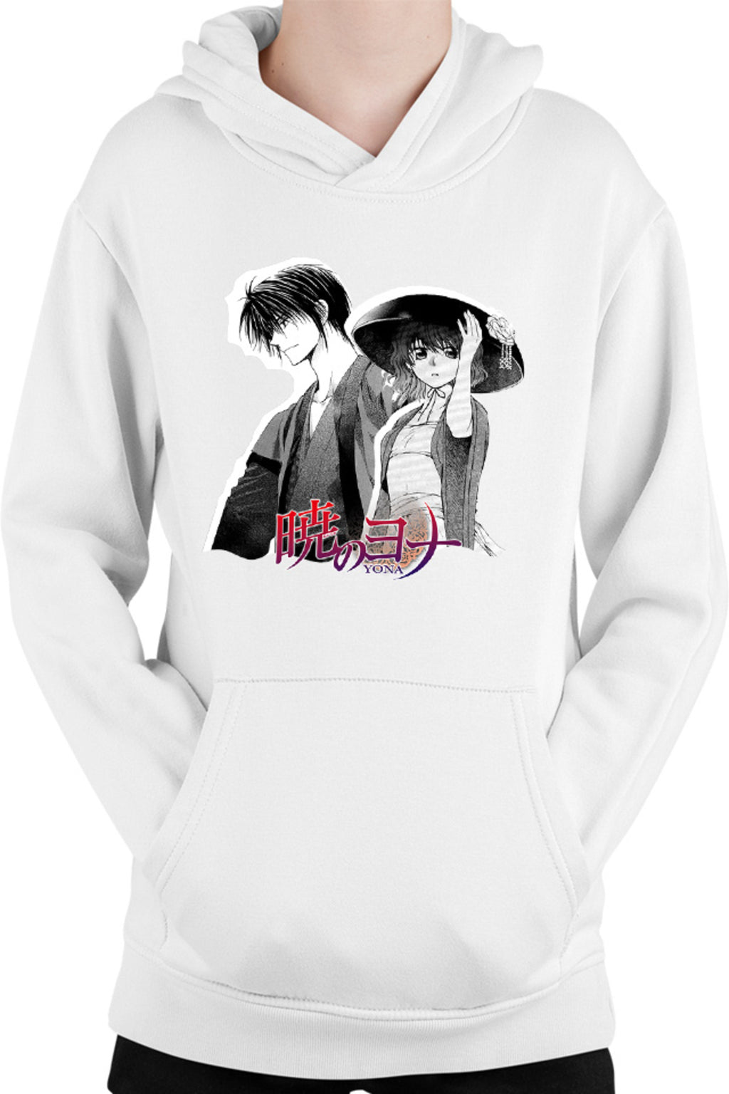 Hanorac copii Yona of the Dawn Couple Manga Yukata Hat Monochrome