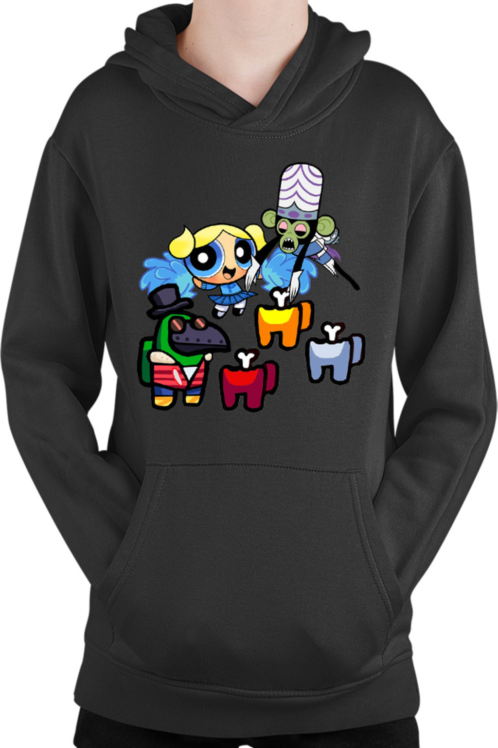 Hanorac copii Among Us Impostor Character Wonder Mojo Jojo Bubble