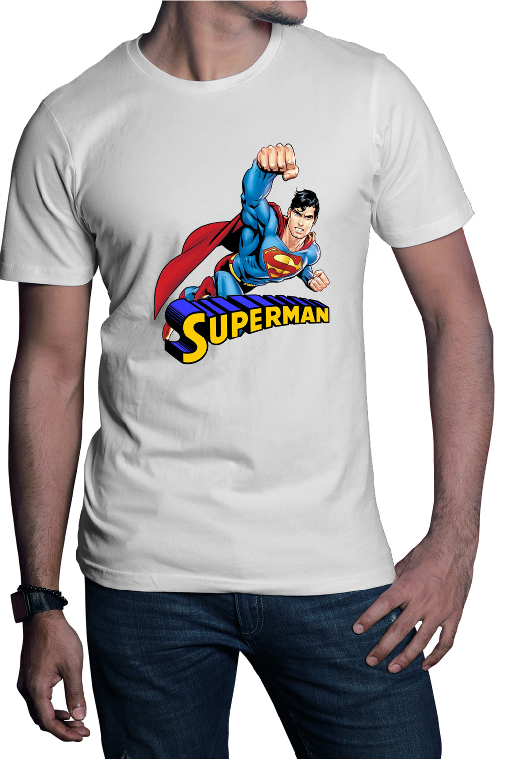 Tricou barbati Superman Men of Steel Revine Desen