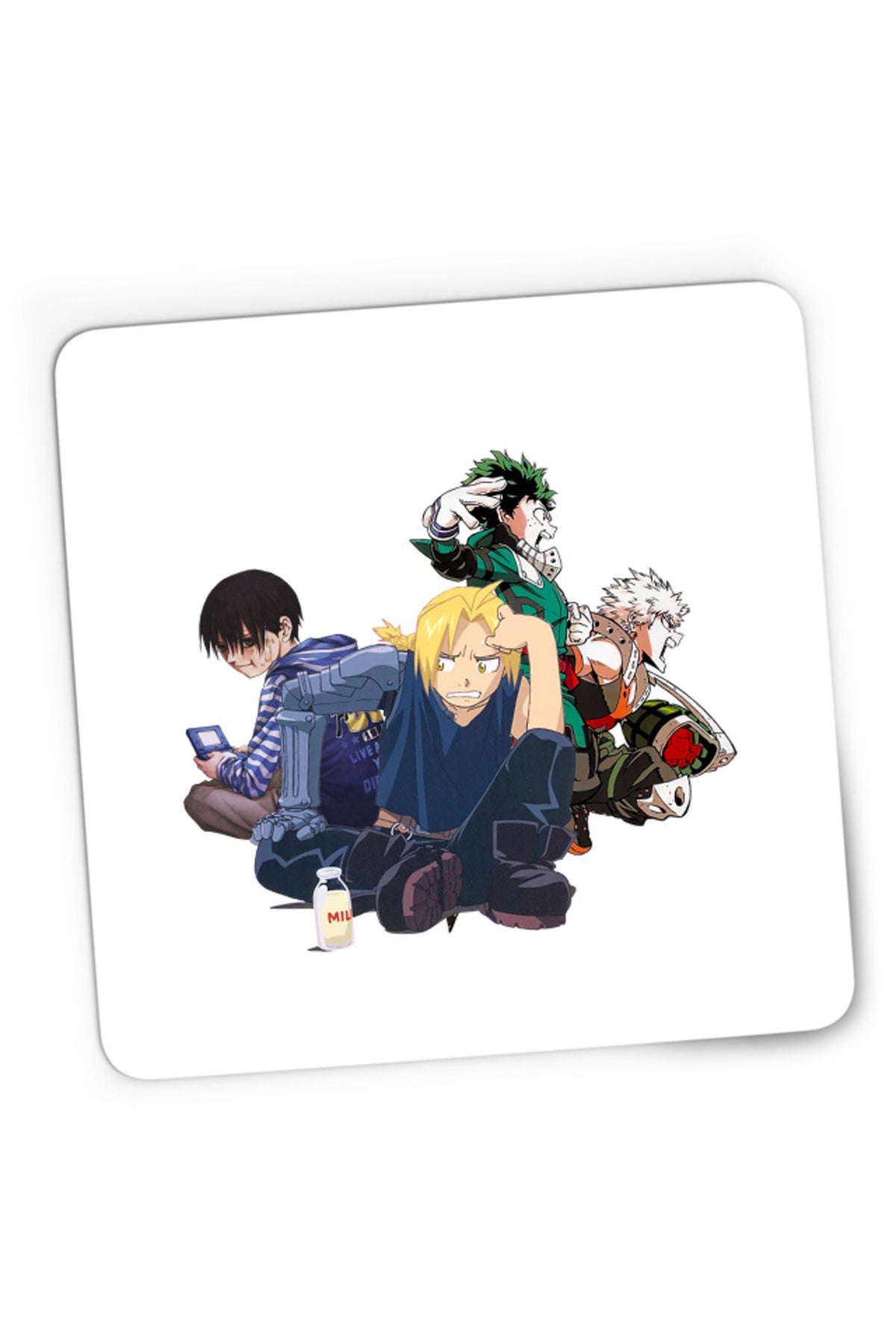 Mousepad Gaming Btooom! Kou My Hero Academia Ikuzu Katsuki Milk Force Explosion, 21x19 cm