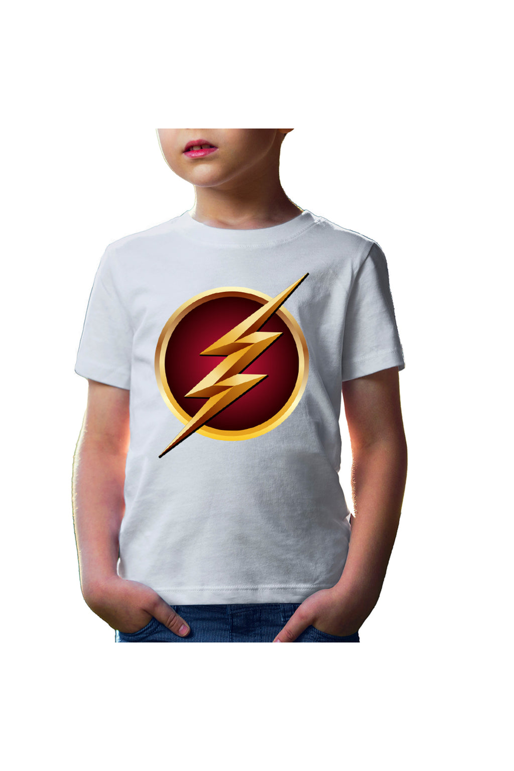 Tricou copii The Flash Logo Superhero Comics Fast Go