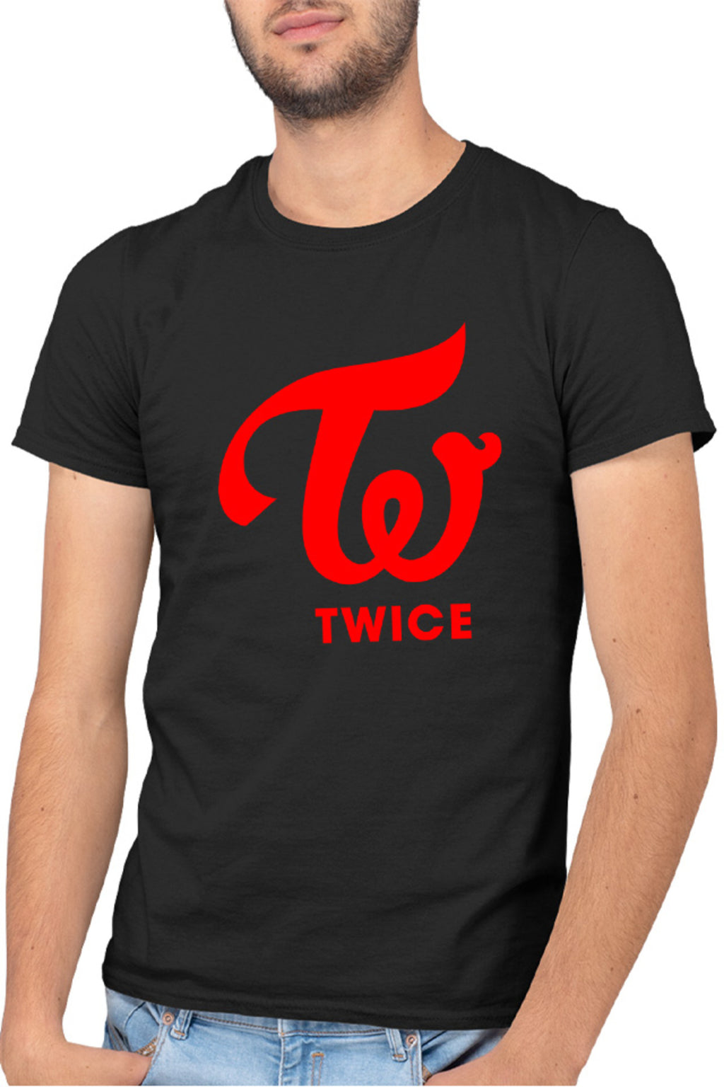 Tricou barbati Twice Logo Beautiful Professional Korean TT