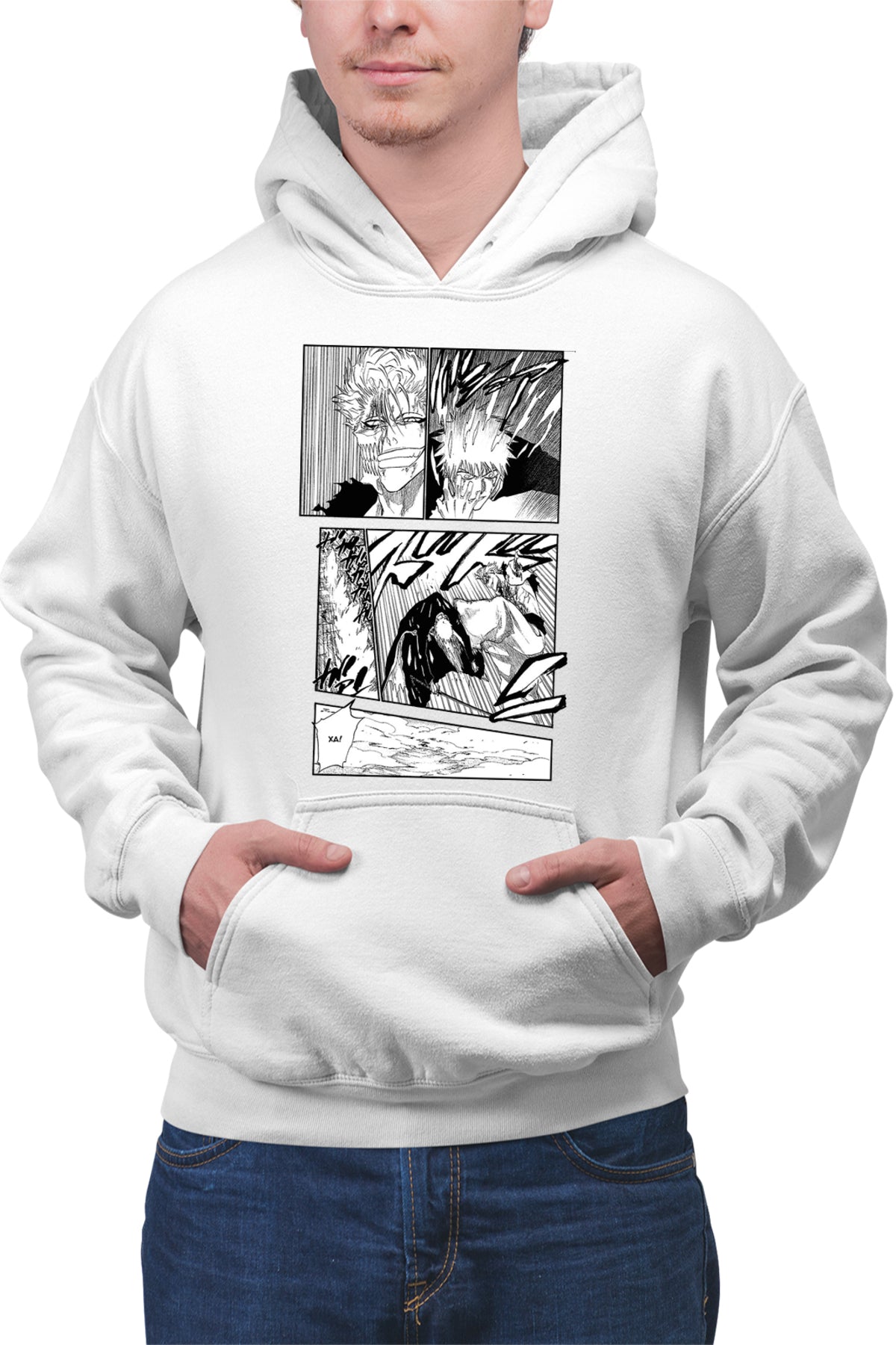 Hanorac barbati Bleach Ichigo Manga Katana Atack