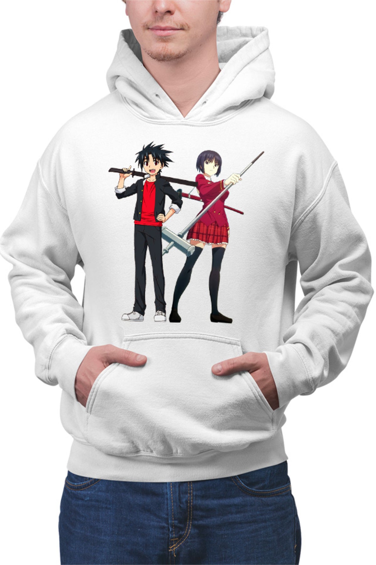 Hanorac barbati UQ Holder Touta Orte Kataka Fighters School Uniform Slice of Life