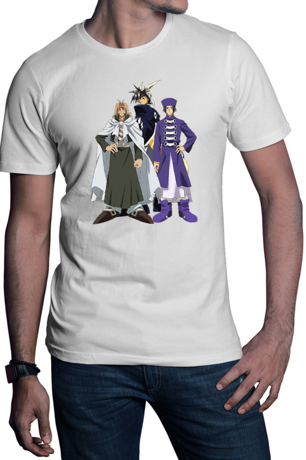 Tricou barbati Hoshin Engi Chuuou Hiko Taikoubou God Manga Ryu Fujisaki Fantasy