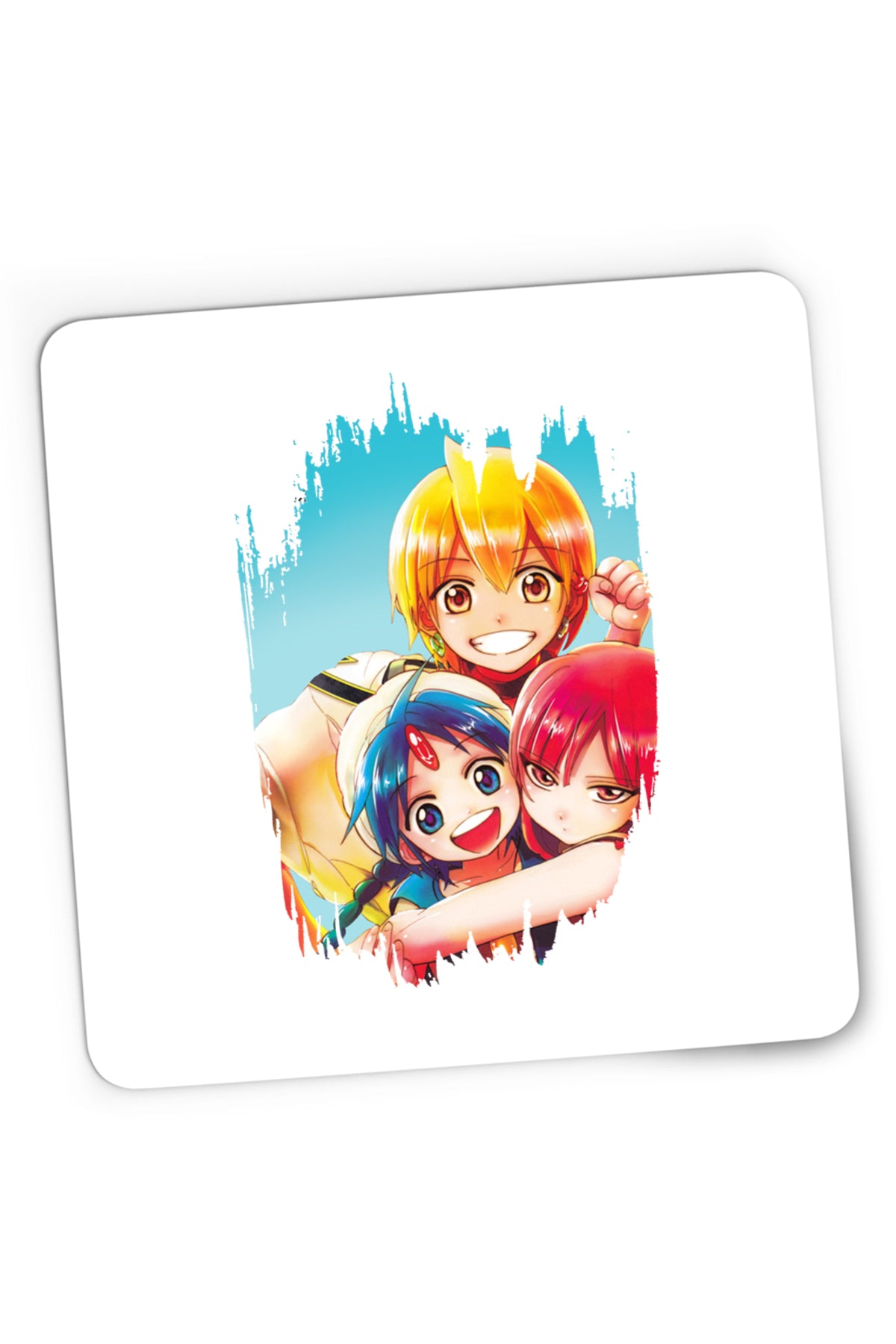 Mousepad Gaming Magi The Labyrinth of Magic Protagonists Group Blue Sky, 21x19 cm