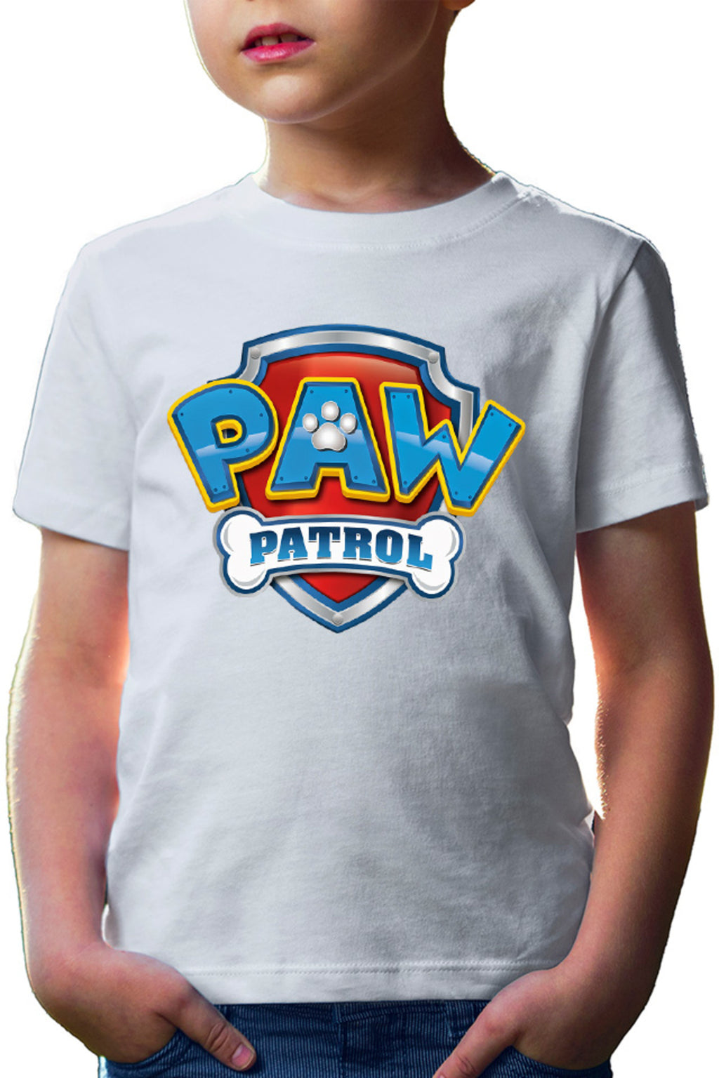 Tricou copii Paw Patrol Logo Disney Dogs Protect Humans
