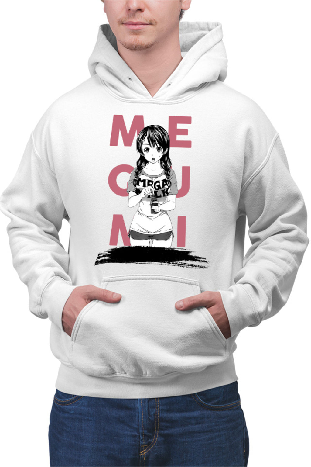 Hanorac barbati Food Wars Megumi Casual Water Otaku