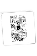 Mousepad Gaming Fairy Tail Sparring Match Panel Manga, 21x19 cm