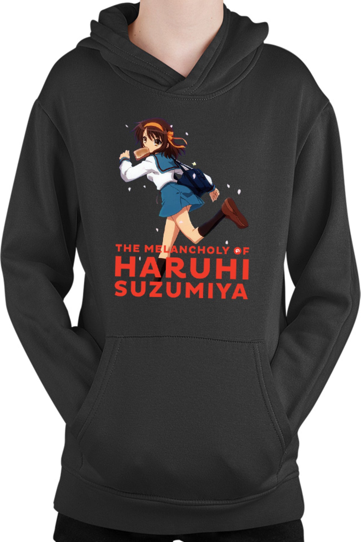 Hanorac copii Haruhi Suzumiya Run Sakura Bread Highschool Club