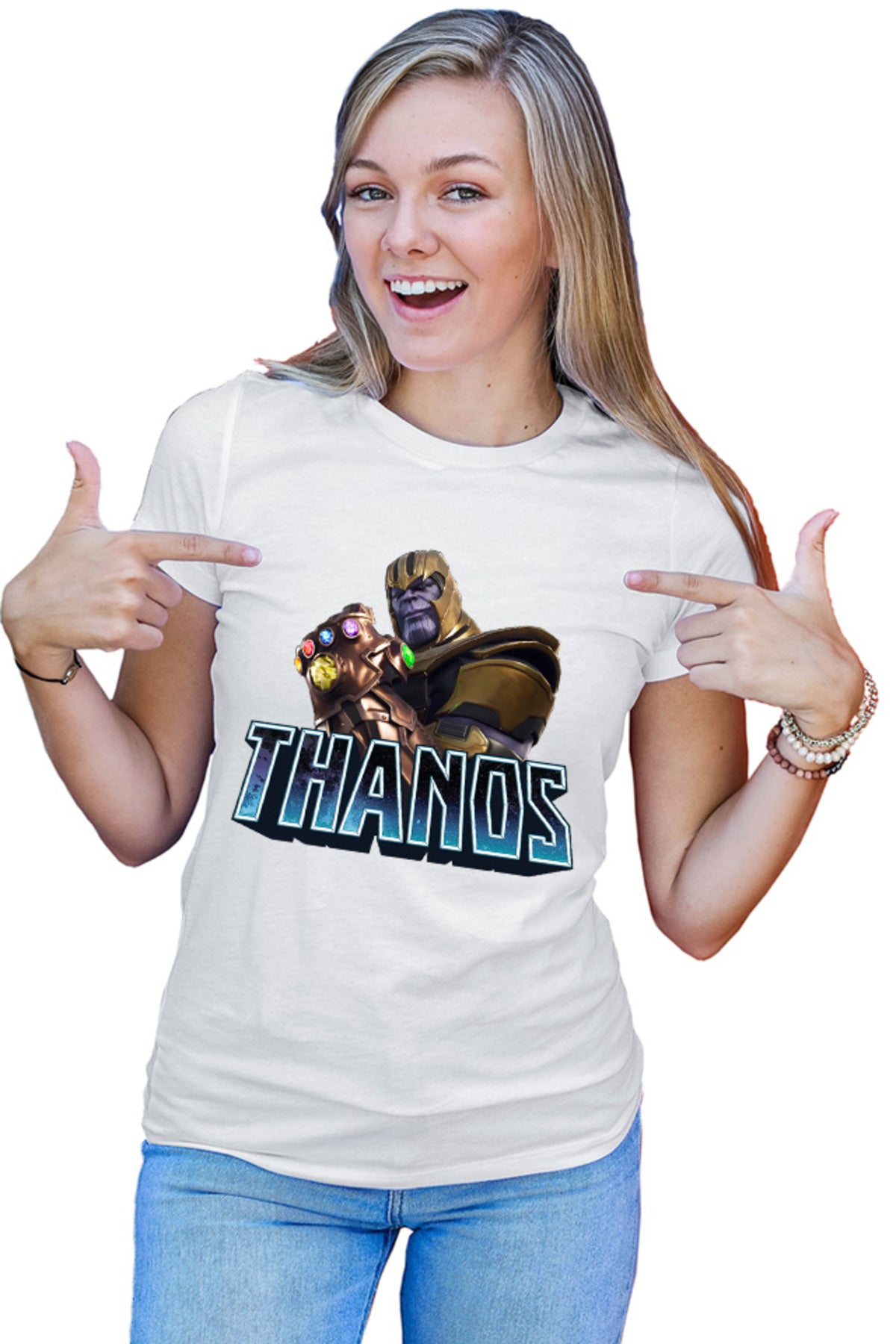 Tricou dama Thanos Marvel Infinity Hulk Banner Destroyer