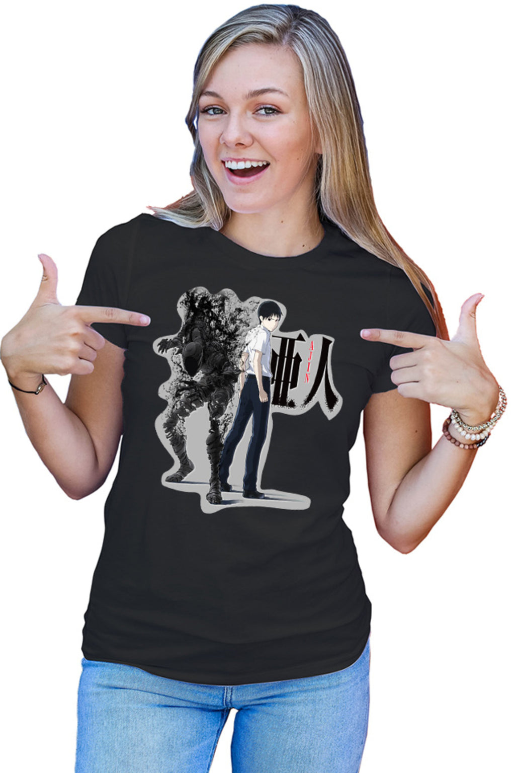 Tricou dama Ajin Nagai Kei Horror Supranatural Monster