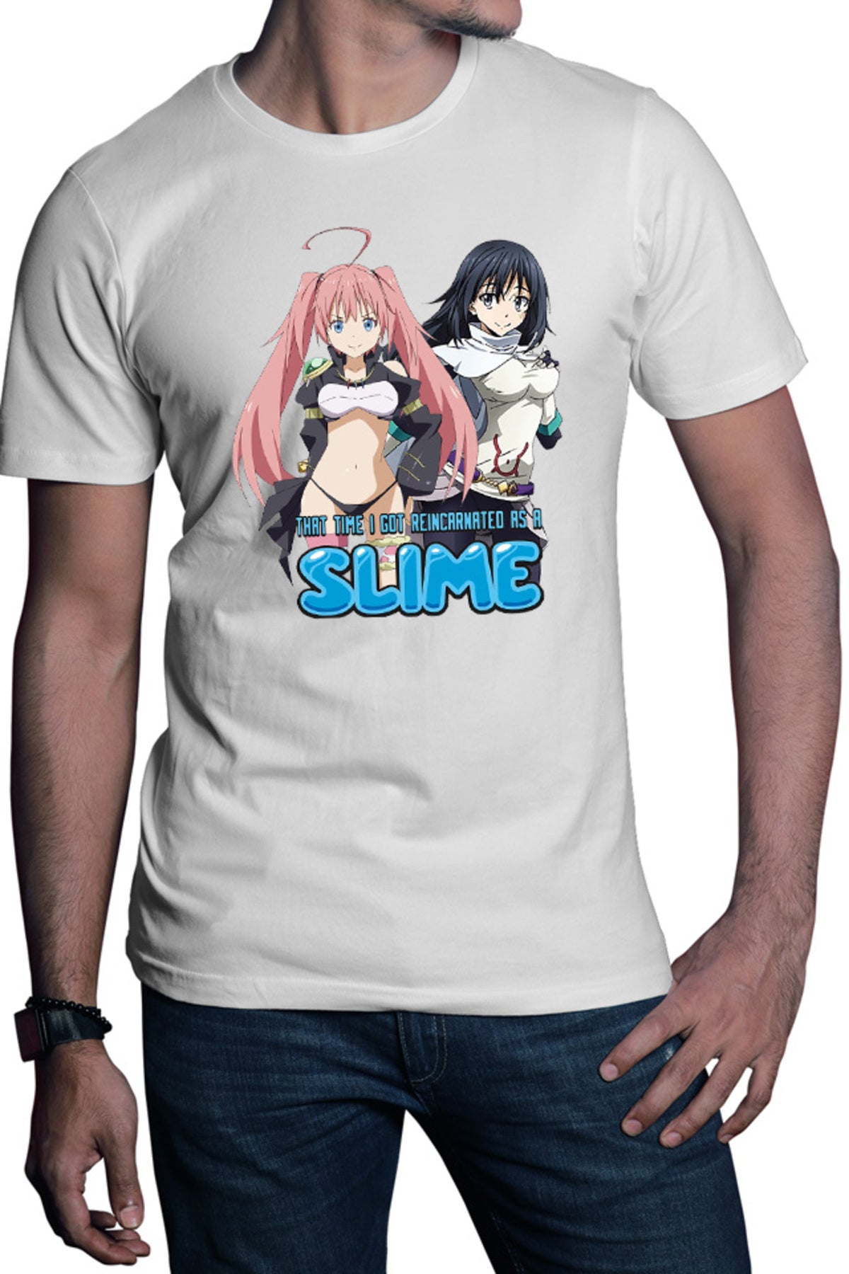 Tricou barbati TenSura That Time Shizue Milin Teacher Demon