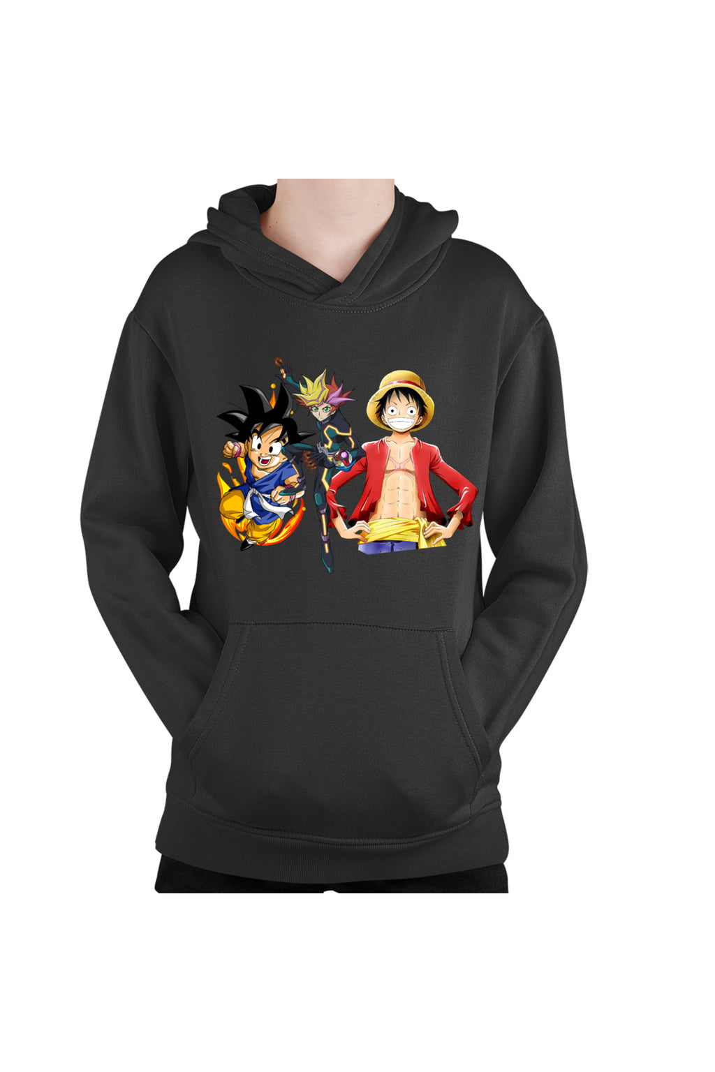Hanorac copii Yu Gi Oh Songoku One Piece Yugi Mutou Desene