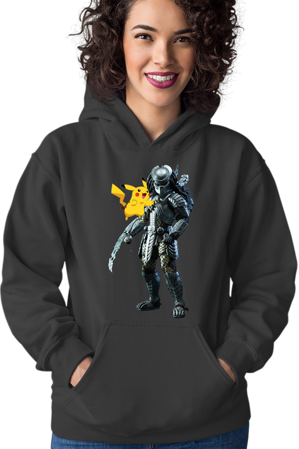 Hanorac dama Predator Vs Alien Pikachu Pokemon Mania