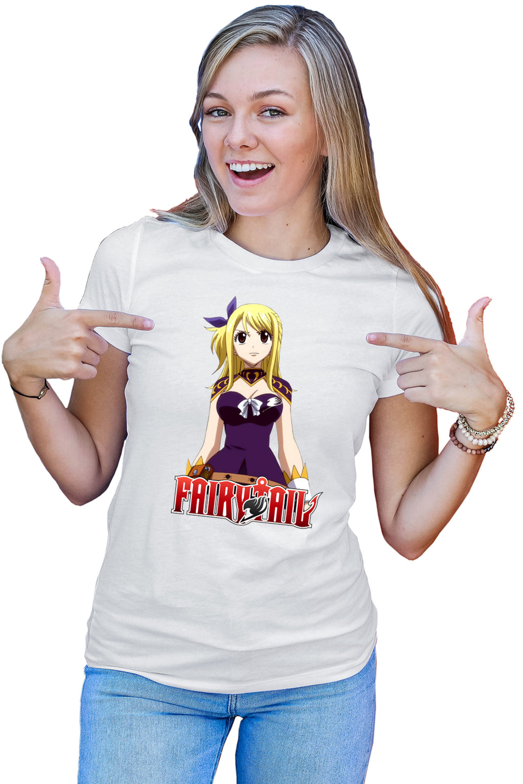 Tricou dama Fairy Tail Lucry Heartfilia Wizard Guild