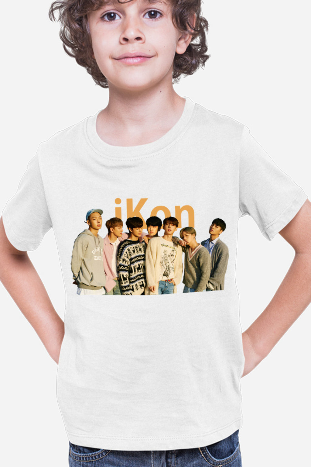 Tricou copii iKon Group Western Outfit Era ComeBack Live Stage Concert