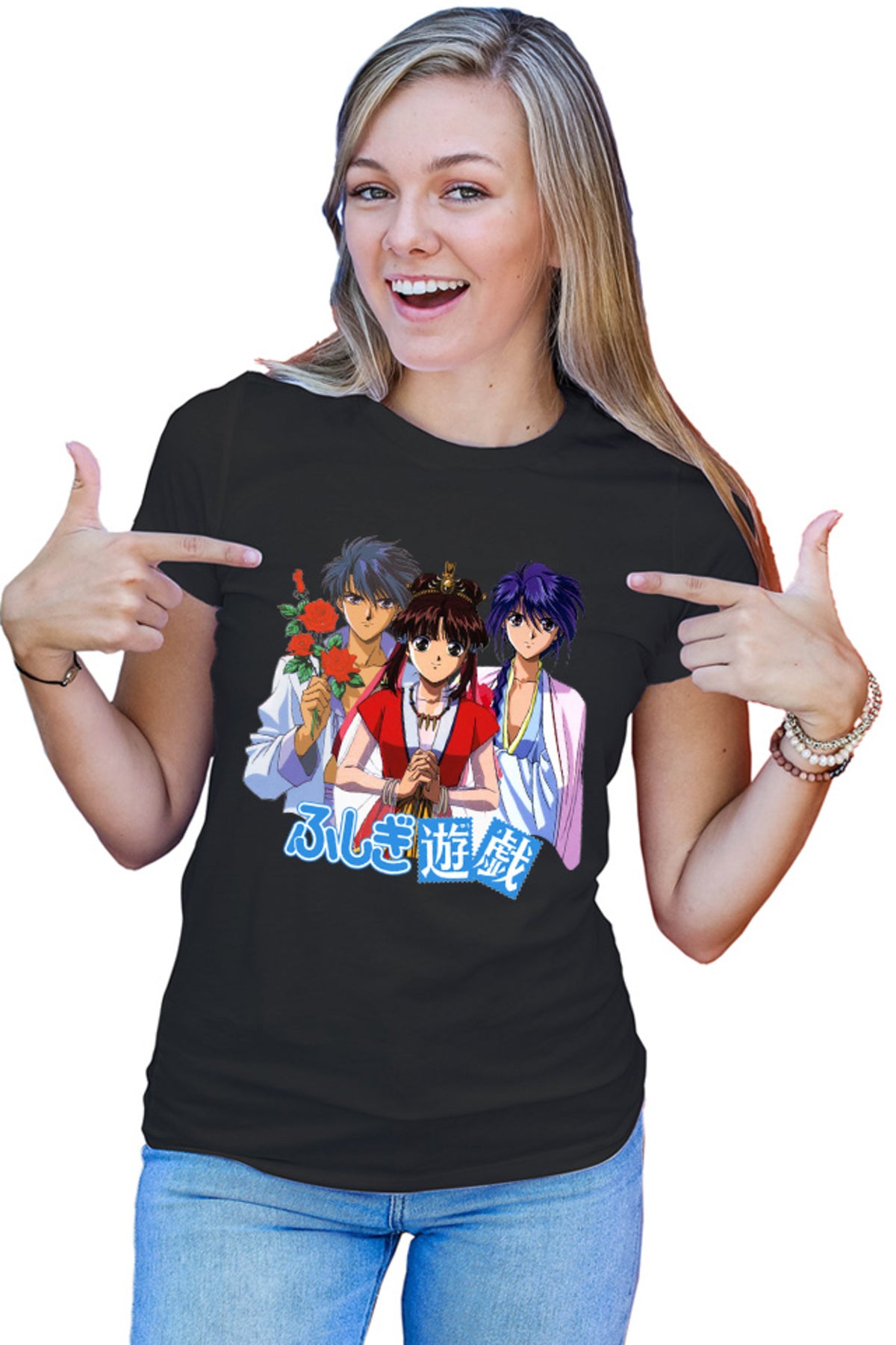 Tricou dama Fushigi Yuugi Tamahome Yuuki Nuriko Dozaanimata