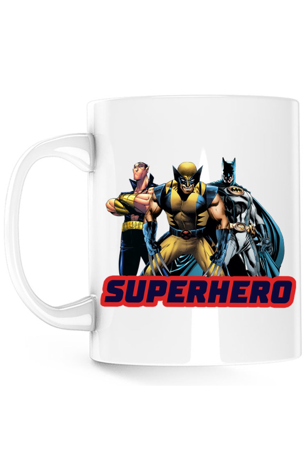 Cana Wolverine X-MEN Avengers Batman Team, alba, 330 ml