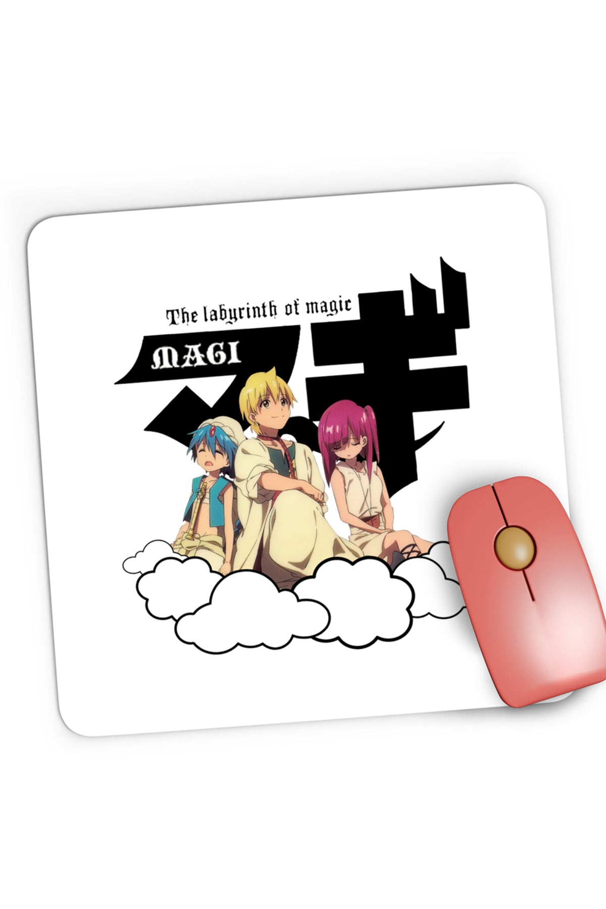 Mousepad Gaming Magi The Labyrinth of Magic Ringke Sleep Comfy, 21x19 cm