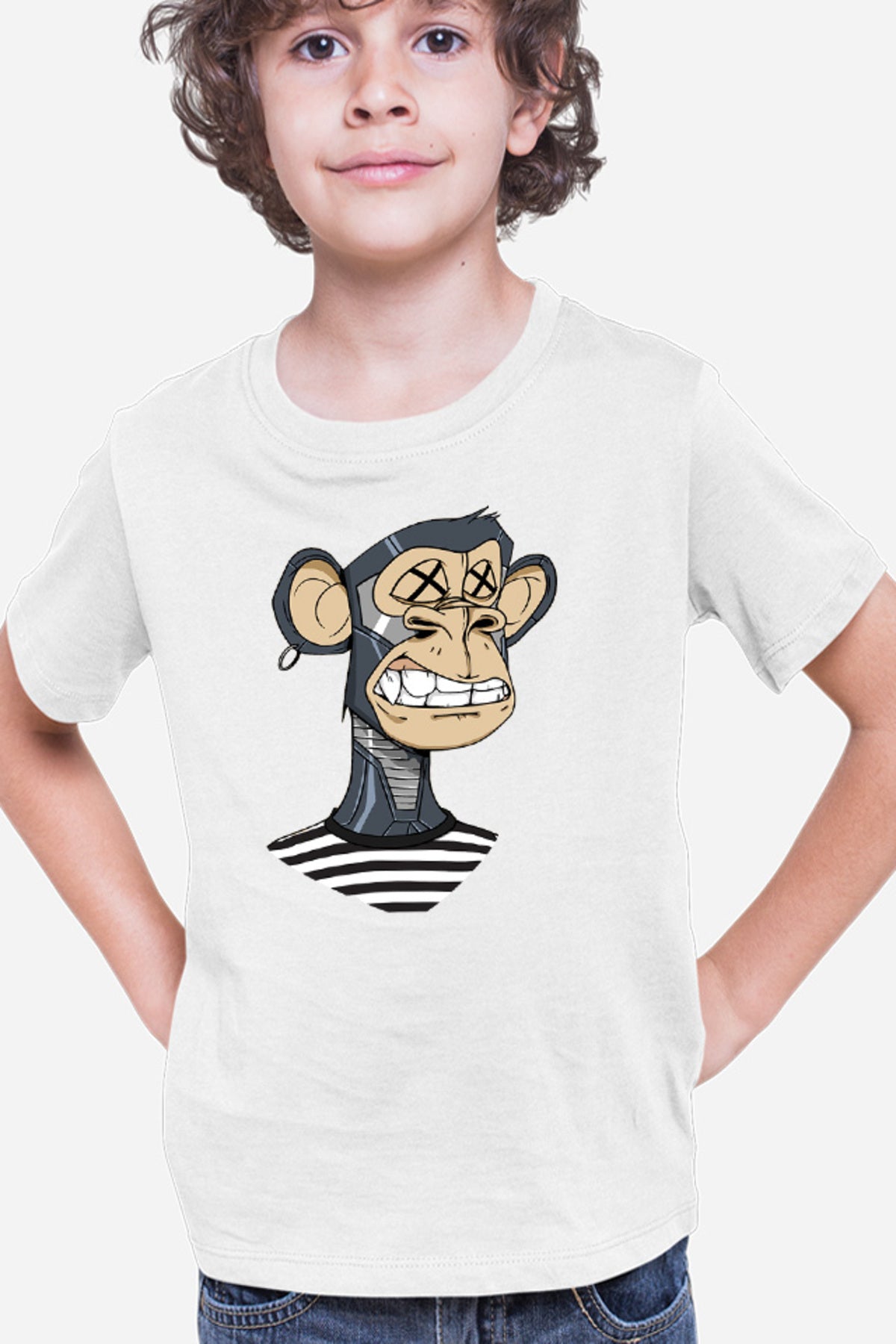 Tricou copii NFT Monkey Currency Money Trend Animal