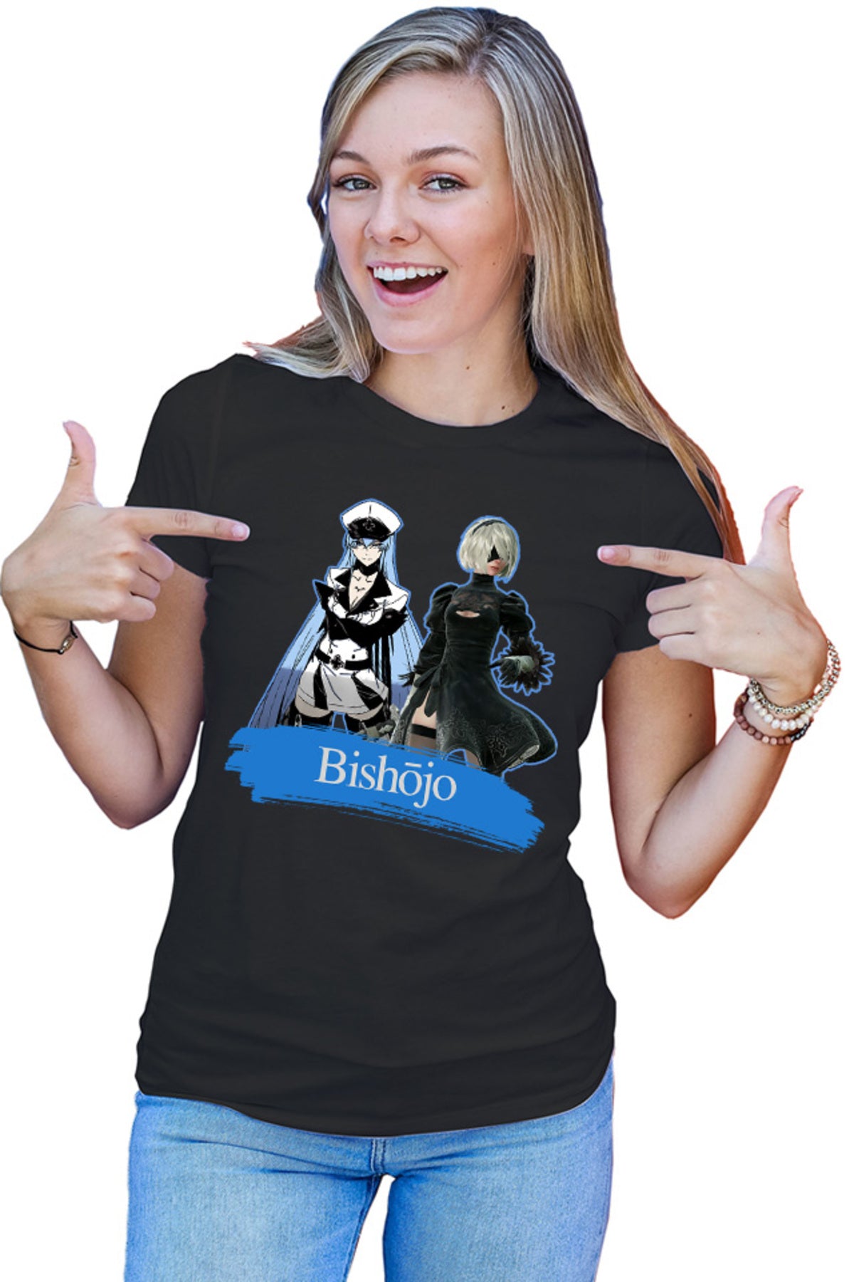 Tricou dama Akame ga Kill Esdeath Nier Automata Sword Gamer