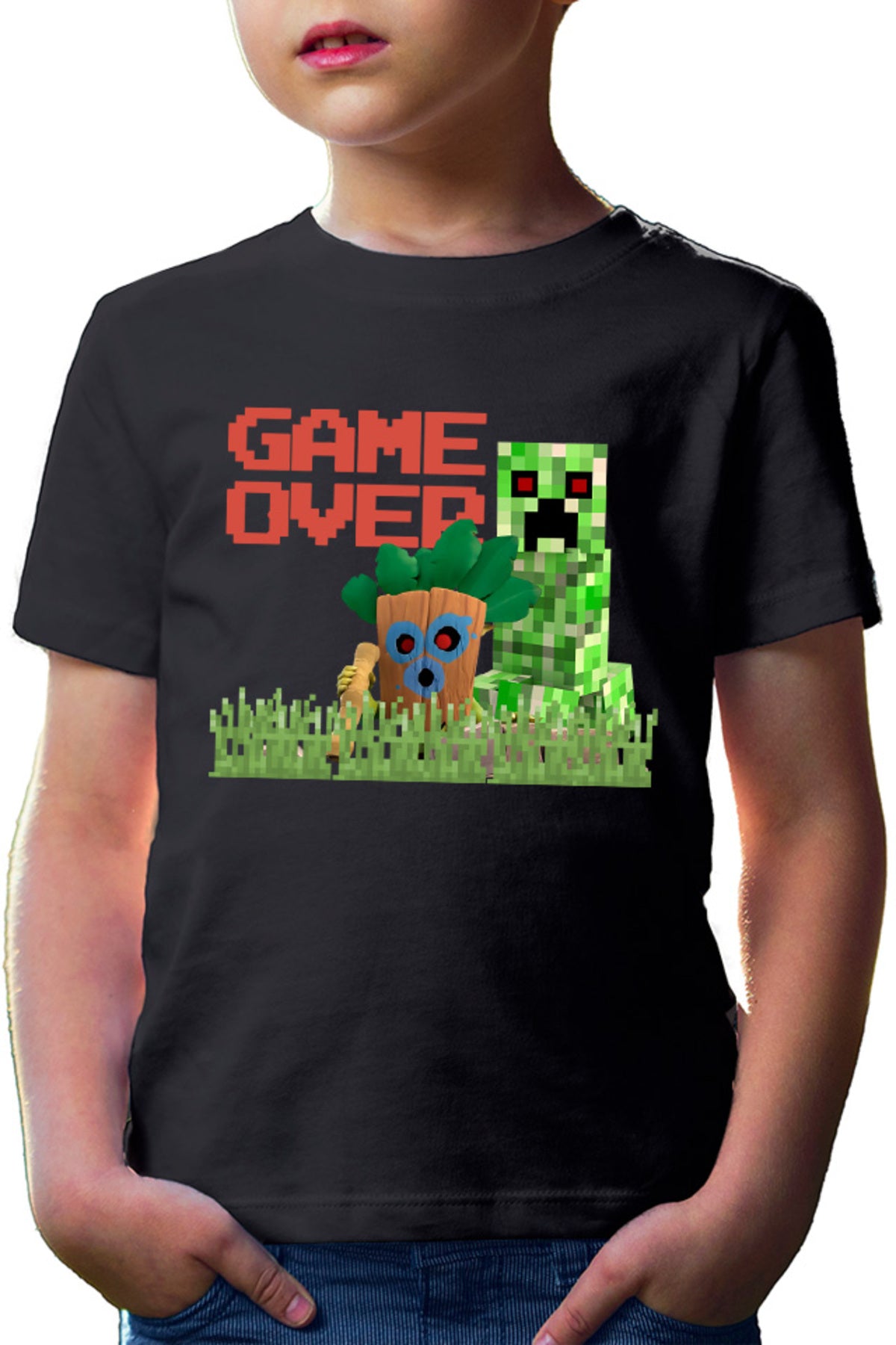 Tricou copii Clash Royale Strategy Game Multiplayer Minecraft Open World