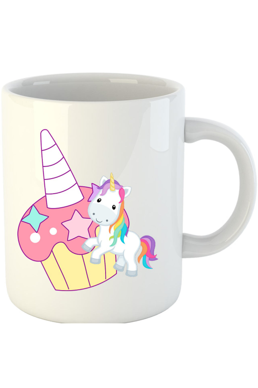 Cana Unicorn Squad Muffin Colorful Luck, alba, 330 ml
