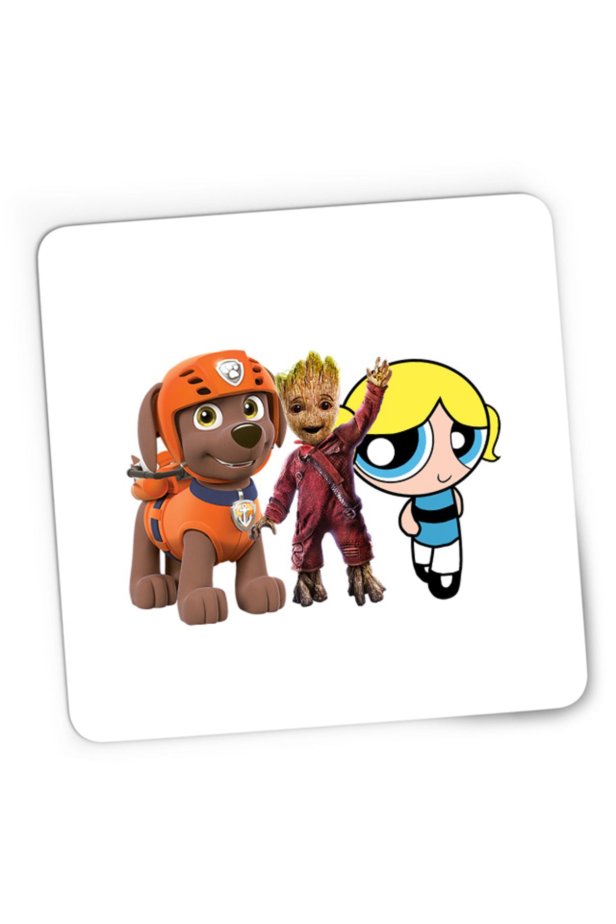 Mousepad Gaming Baby Groot Bubble Paw Patrol Dog Blonde PowerPuff, 21x19 cm