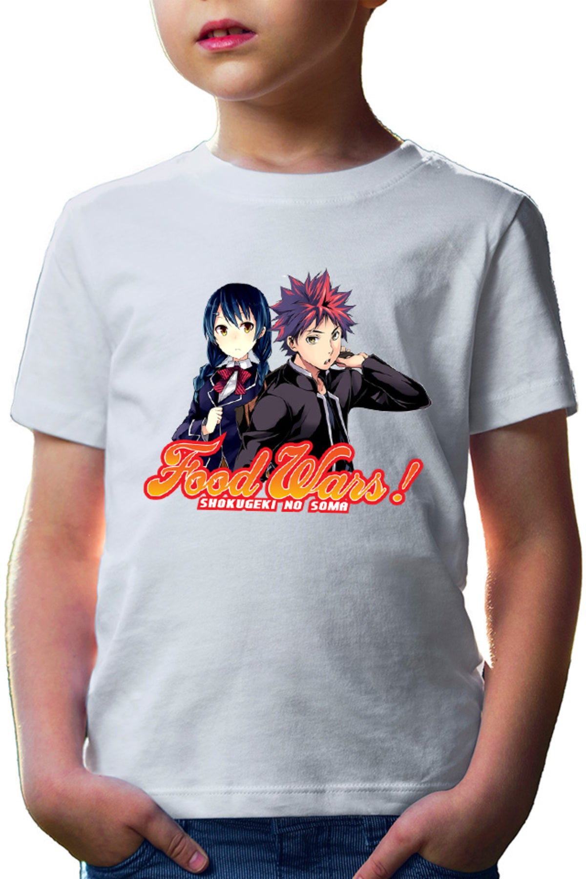 Tricou copii Food Wars Souma Megumi School Competition